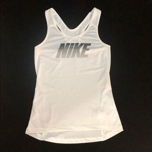 Nike Pro Athletic tank - white